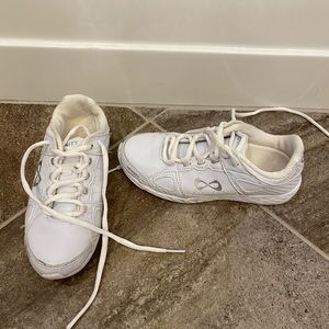 Girls White Infinity Cheer shoes